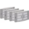 Kerbl 80894 3 pakopų pakaitinis filtras Cat Mate gertuvei, originalios pakaitinės 3 pakopų filtro kasetės, pilka, 4 vnt. (1 pakuotė)