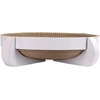 Kerbl Platinum 81555 Kartoninė kačių draskyklė-lova su katžole, 35 x 35 x 10 cm, balta