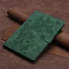 Kerom dėklas, skirtas ipad 9-osios/8-osios/7-osios kartos (10,2 colio, 2021/2020/2019), ipad air 3 dėklas, ipad pro 10,5 dėklas, pu odos stovas, apsauginis dėklas su automatiniu pažadinimu/užmigdymu, žalias drugelis