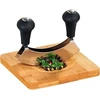 Kesper Pjaustymo lenta 'herbs' 16x16x1,8cm, bambukas, ruda, 16 x 16 x 1.8 cm