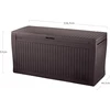 Keter Comfy Box dėžė, ruda, 116.7 x 44.7 x 57 cm