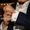 Keturlapio dobilo sąsagos vyrams, nerūdijančio plieno, žalio dobilo, airiškos, sėkmės dobilo sąsagos verslo vestuviniams marškiniams, papuošalai