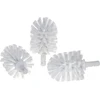 Keuco atsarginė tualetinio šepečio galvutė, keičiama, 3 vnt. rinkinys, palaida, 12,7 x 6,7 cm, balta, originalus gamintojas, tualetinio šepečio atsarginė galvutė
