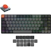 Keychron K3 Qmk Version 3 itin plona mechaninė klaviatūra - de-iso 75% kompaktiškas išdėstymas aliuminio rėmas, bluetooth/cable rgb apšvietimas hot-swap & low profile red switches, skirta mac/windows/linux