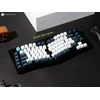 Keychron Q10 Max Alice 75% De-iso išdėstymas, belaidė mechaninė klaviatūra su pasukamuoju регуliatoriumi, Qmk/via programuojama, 2.4ghz/bluetooth/laidinis ryšys Gateron Raudona Switch