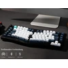 Keychron Q10 Max Alice 75% De-iso išdėstymas, belaidė mechaninė klaviatūra su pasukamuoju регуliatoriumi, Qmk/via programuojama, 2.4ghz/bluetooth/laidinis ryšys Gateron Raudona Switch