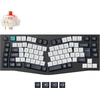 Keychron Q10 Max Alice 75% De-iso išdėstymas, belaidė mechaninė klaviatūra su pasukamuoju регуliatoriumi, Qmk/via programuojama, 2.4ghz/bluetooth/laidinis ryšys Gateron Raudona Switch