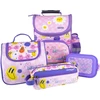 Keyroad penalas mergaitėms ir berniukams - penalas mokyklinėms prekėms - penalas mokyklai / penalas mokyklai / tema: violetinė šypsena / 21,5 x 9 x 5,5 cm, violetinis, vaikams
