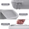 Kompiuterio kolonėlės Kietas dėklas Jbl Flip 7/6/5 nešiojamam garsiakalbiui (baltas)