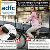 Kietas grandininis užraktas Kohlburg, 125 cm ilgio [apsauga nuo žirklių], aukščiausio 15 lygio - užraktas motociklui, motoroleriui, elektriniam dviračiui, elektriniam paspirtukui ir dviračiui - motociklo užraktas ir didelio saugumo dviračio užraktas