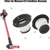 Kiimsin 4 vnt. keičiamų Hepa filtrų rinkinys, skirtas Moosoo K17, Dibea T6 C17 T1, Orfeld V20 dulkių siurblių priedams, dulkių siurblio pakaitinis filtras