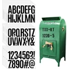 Kikihong 24 vnt. atsparių oro sąlygoms lipnių raidžių rinkinys, juodos 7,6 cm lipnios raidės namų numeriams, langams, durims, automobiliams ir ženklams, nuimamos, naudojimui patalpose/lauke
