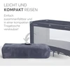 Kikkaboo So Gifted kelioninė lovelė kūdikiams, iki 15 kg, lovelė 120 x 60 cm, 1 lygio, sulankstoma, lengva, transportavimo krepšys, kompaktiška, tamsiai mėlyna
