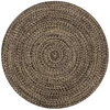 Kilimas, juodos ir natūralios sp., 90cm, džiutas, rankų darbo