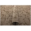 Kilimas kilpinis rudas smėlio spalvos kaip betonas ant veltinio į svetainę Marble 200x200 cm