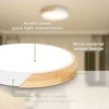 Kimjo led lubinis šviestuvas medinis apvalus - lubinis šviestuvas medinis baltas šiltai baltas 3000 k 24 w - lubinis šviestuvas svetainei 30 cm miegamajam virtuvei koridoriui verandai