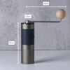 Kavamalė Kingrinder K0 rankinis kavos malūnėlis su tiesia rankena ir 140 reguliuojamų malimo lygių, skirtas Aeropress, French Press, Drip, 25 g talpa