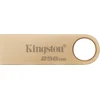 Kingston Datatraveler Se9 Gen 3 - 256 Gb - 220 Mb/s skaitymo greitis - metalinis - Usb atmintinė 3.2 Gen 1 - auksinės spalvos