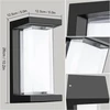 Kingwen 15 W Led sieninis šviestuvas 3000 K sieninė lempa Led sieninis šviestuvas lauko šilta balta Led lauko sieninis šviestuvas modernus sieninis apšvietimas vidaus ir lauko Ip65