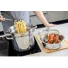Garų puodas Kitchencraft 7.5 l clearview nerūdijančio plieno daugiafunkcis puodas