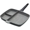 Kitchencraft Masterclass keptas aliuminio indukcinė keptuvė su nelimpančia danga „viskas viename“, 32 cm (12,5 colio), pilka
