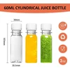 Kiuiom smoothie buteliukai, plastikiniai, sulčių buteliukai, daugkartinio naudojimo sulčių buteliukai, 10 vienetų, 60 ml, tušti buteliukai, plastikiniai buteliukai sultims, kokteiliams, gėrimams