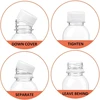 Kiuiom smoothie buteliukai, plastikiniai, sulčių buteliukai, daugkartinio naudojimo sulčių buteliukai, 10 vienetų, 60 ml, tušti buteliukai, plastikiniai buteliukai sultims, kokteiliams, gėrimams