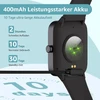 Kiuvkas išmanusis laikrodis moterims ir vyrams, 1,95 colio jutiklinis ekranas, išmanusis laikrodis su telefono funkcija, 140+ sporto režimų, sportinis laikrodis, atsparus vandeniui, kūno rengybos sekiklis su miego monitoriumi, širdies ritmo matuoklis, ski