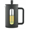 Virdulys Klausberg arbatos kavos žolelių užplikymo indas su stūmokliu French Press juodas 600 ml