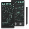 Klaviatūra Lcd rašymo lenta, suaugusiems, dvigubo ekrano lcd rašymo lentos su 2 x rašymo paviršiais, 6.5 colio, 6 colių, paprasta lcd rašymo planšetė biurui, atmintinei, užrašų knygelei, darbotvarkei