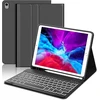 Klaviatūra, skirta ipad 9-os kartos, ipad 10,2 colio klaviatūra su dėklu (ipad 9-os/8-os/7-os kartos), magnetinė nuimama qwertz 7 spalvų apšvietimo klaviatūra, skirta ipad air 3 ir ipad pro 10,5, juoda