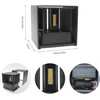 Klighten 2 Led sieninių šviestuvų komplektas, skirtas naudoti viduje/lauke, 12 W sieninis šviestuvas su reguliuojamu šviesos srautu aukštyn ir žemyn, 3000 K šiltai balta lauko sieninė lemputė Ip65, skirta svetainei, miegamajam, balkonui, tamsiai pilka