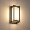Klighten modernus lauko sieninis šviestuvas e27 ip65 juodas