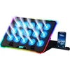 Klim V15 aušinimo padėklas žaidimų nešiojamam kompiuteriui su 15 ventiliatorių + aušintuvas + stabilus Rgb stovas + suderinamas iki 17 colių + 2 Usb prievadai + mobiliojo telefono laikiklis + 5 metų apsauga