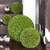 Klocke Kunstpflanzen aukštos kokybės ir dirbtinis buksmedžio rutulys, standartinis buksmedžio rutulys: skersmuo 30 cm, tikroviškas ir atsparus oro sąlygoms, tanki lapija ir natūralios spalvos, aukščiausios kokybės (vidaus ir lauko)