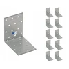 Kmp8 Montavimo kampas su įspaudu jungtis 80x80x60x1,5 Domax 10vnt