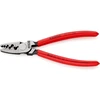Knipex replės antgaliams užspaudimui su plastiku dengtomis rankenomis 180 mm 97 71 180 Sb