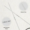 Knitpro 100 cm x 2.25 mm Nova fiksuoti apvalūs virbalai, sidabriniai