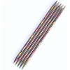 Knitpro 20 cm x 6 mm Symfonie dvigubos smailės virbalai, įvairiaspalviai