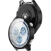 Knoxs kietas dėklas, suderinamas su Huawei Watch Gt 5 46 mm, Hd Pc smūgiams atsparus visapusiškas apsauginis dėklas, itin plonas dėklas su įbrėžimams atspariu ekrano apsaugos stiklu (juodas)