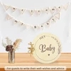 Knyga svečiams "baby Shower" - medinė, 35 puslapiai