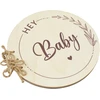 Knyga svečiams "baby Shower" - medinė, 35 puslapiai