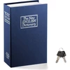 Knygos seifas su raktų užraktu - Parrency Dictionary Diversion metalinis paslėptas seifas, 9 1/2" x 6" x 1 1/3", mėlynas vidutinis