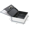 Knygos seifas su raktų užraktu - Parrency Dictionary Diversion metalinis paslėptas seifas, 9 1/2" x 6" x 1 1/3", mėlynas vidutinis