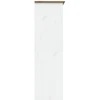 Knygų spinta BODO, balta/ruda, 146x53,5x173 cm, pušies masyvas