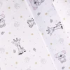 Koala patalynės komplektas lovytei, baltas/rožinis, 100% medvilnė, 3 dalių patalynės komplektas kūdikio lopšiui