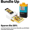 Kodak Dock Plus & Bluetooth nešiojamas momentinis nuotraukų spausdintuvas, spalvotos aukščiausios kokybės nuotraukos, 10 cm x 15 cm nuotraukos, suderinamas su Ios ir Android