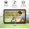 Objektyvas Kodak Rcf-108 Skaitmeninis nuotraukų rėmelis 10 colių Wifi Įkraunamas 16 Gb Ram Wifi Elektroninis nuotraukų rėmelis su nuotraukų/video/kalendoriaus/žadintuvo/oro ir vietos atnaujinimų funkcija, rožinis