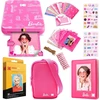 Kodak x Barbie Step Slim belaidis momentinis nuotraukų spausdintuvas dovanų rinkinys (signature Style) + fotoaparato krepšys, nuotraukų albumas, lipdukai ir pakabinamas rėmelis, 50 lipdukų + Zinc popierius (20 lapų)