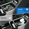 Kolome centrinės konsolės dėžutė, suderinama su Tucson Nx4 2025 2026 (elektroninė automatinė) centrinės konsolės organizerio dėklas porankio daiktadėžės priedai